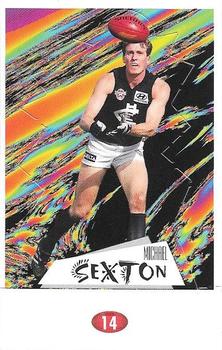 1997 Select AFL Stickers - Stand Ups #14 Michael Sexton Front
